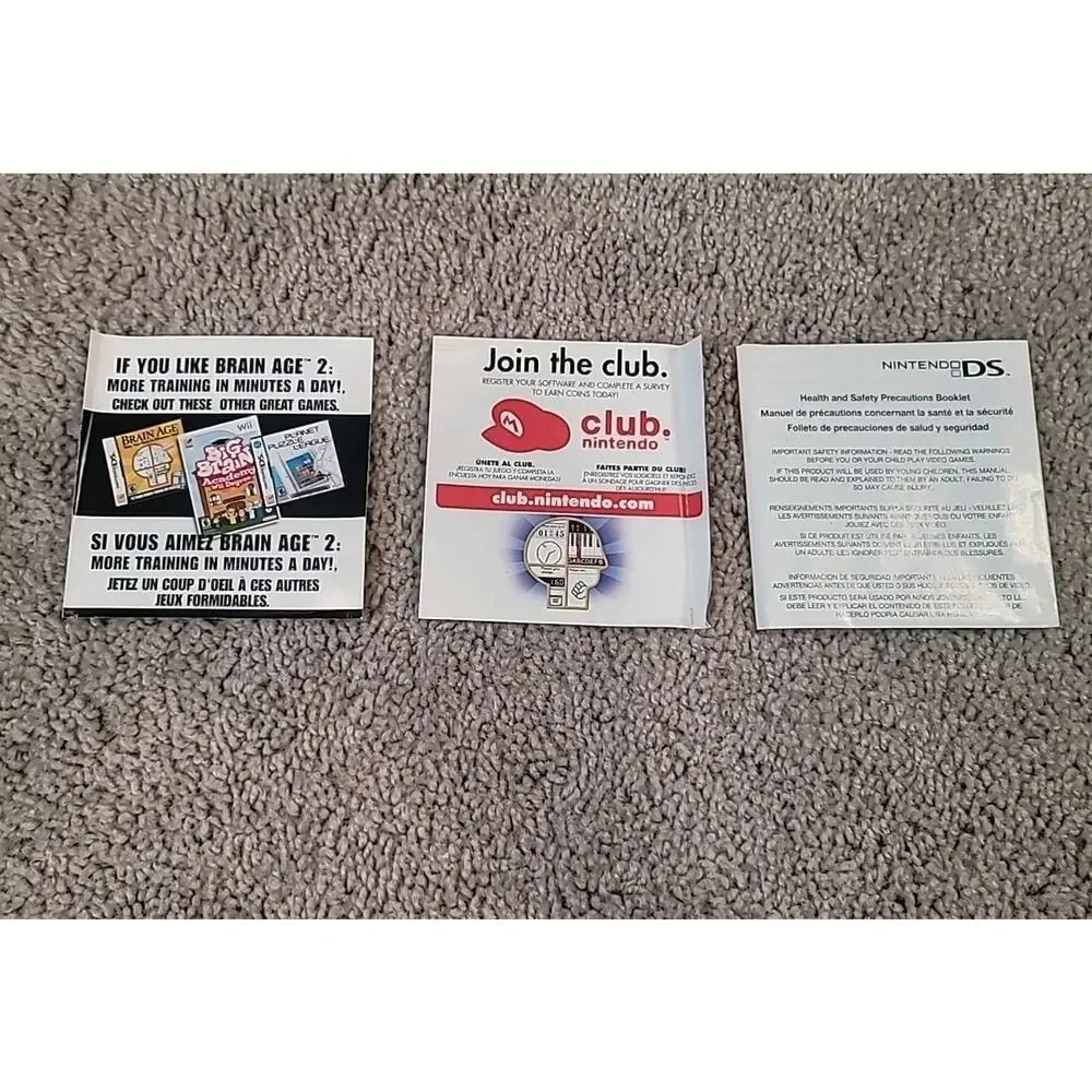 Brain Age 2 Nintendo DS Game Tested Working Authentic